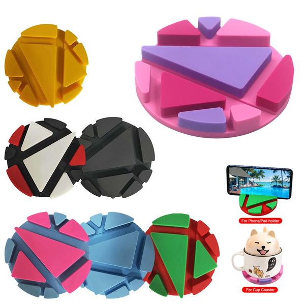

творческий держатель телефона таблетки мат силиконовые кубок pad настольная подставка поддержка iphone 6 7 8 стенд держатель универсальный с