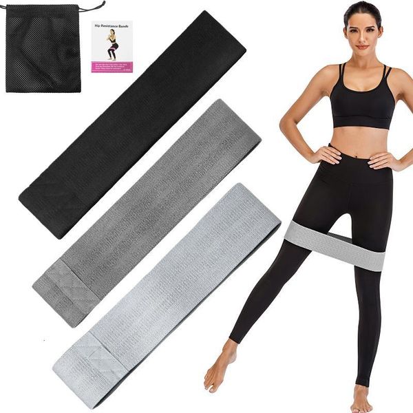 

3 pcs resistance bands set workout exercise bands yoga sports assist for exercise stretching training with storage bag