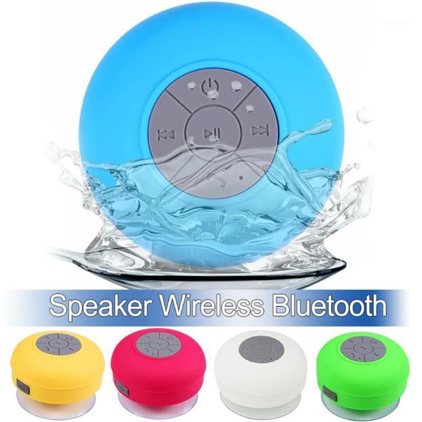 

waterproof wireless bluetooth speaker portable mini speaker shower suction cup anti-drop bathroom bathing child small1