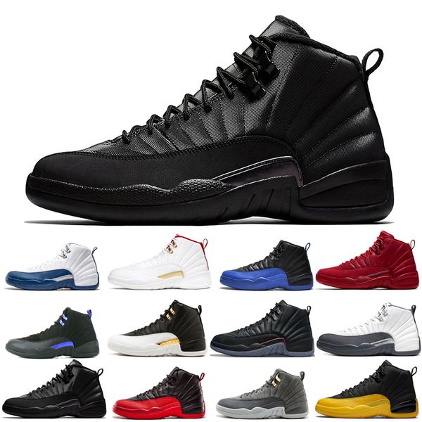 

2022 12s 12 basketball shoes jumpman men black purple bulls dark grey fiba flu game blue indigo michigan reverse taxi twist utility wings si