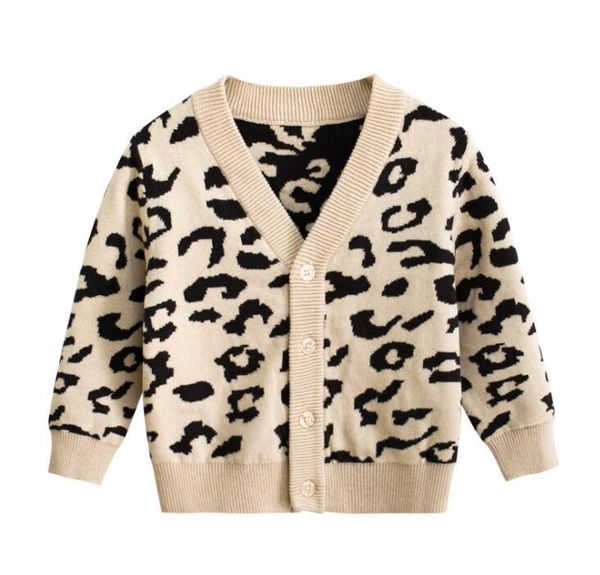 Maglioni di marca per bambini Bambini in maglia Cardiga Ragazzi Ragazze cardigan Casual Top Bambini con scollo a V Abbigliamento Tenere al caldo Autunno Nuova tendenza Vendita calda Caldo