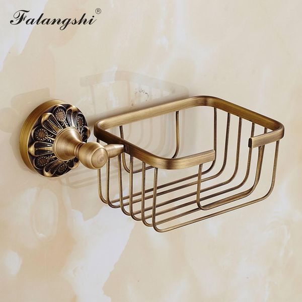 

falangshi ванной аппаратная комплект brass полотенец держатель для туалетной бумаги мыло basket подставка для зубных щеток настенный wb8816