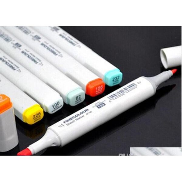 

2019 fashion 72 industrial design commonly used color finecolour a generation oily marker pen touch sketch sets alcohol vk08m