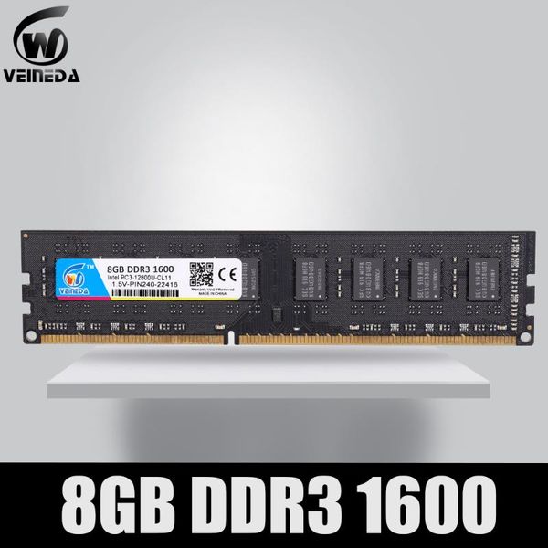 

rams veineda ddr3 4gb 8gb pc3 1333 1600 1333mhz 1600mhz 10600 12800 4g 8g ram pc memory memoria module computer desktop