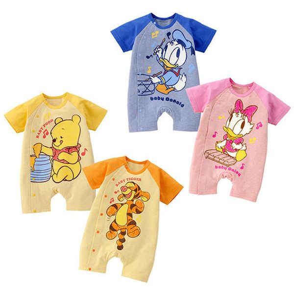 

new lovely cartoon baby clothe romper short sleeve cute clothes baby girl one pieces jumpsuits roupas infantil baby clothing 201028, Blue