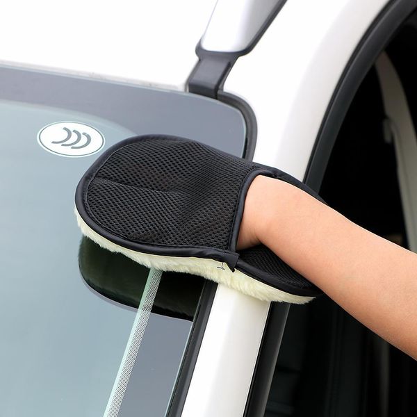 

car wash gloves microfiber cleaning tools car care soft wool brush cleaner accessories car washing cloth styling h jllxgs
