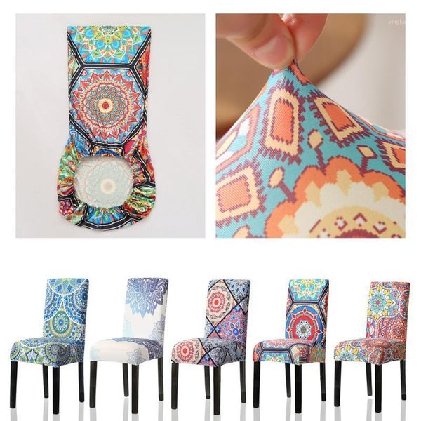 

new boho style printed stretch sofa cover chair cover for chair dustproof1