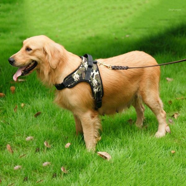 

2021 durable dog medium and large dogs training explosion-proof vest harnesses1