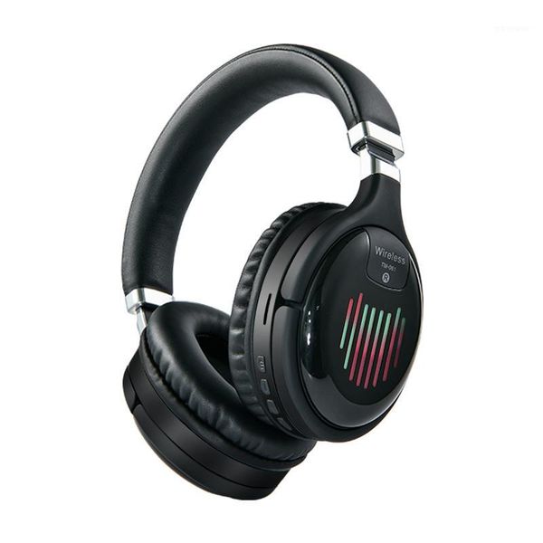 

true wireless headphones 3d stereo bluetooth headset foldable gaming earphone with mic fm tf card noise reduction headphones1
