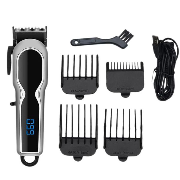 

hair clipper professional hair trimmer for men electric trimmer lcd display machine barber cutter