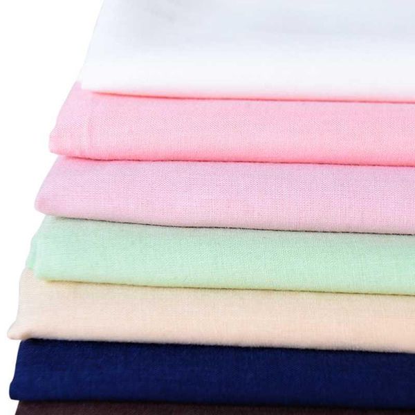 

xintianji 100% combed cotton fabric solid color thin woven cotton fabric for dress lining in summer 50*145cm/piece w3000031, Black;white