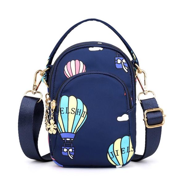 

cloth shake new trendy casual nylon ladies crossbody bags all-purpose with headphone hole design woman handbags