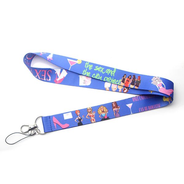 

43fg1pcs and zf560 the city tv show creative badge id lanyards mobile phone rope key lanyard neck straps accessories