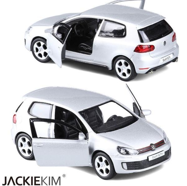 

five-inch alloy golf 6gti small steel cannon pull back model toy car