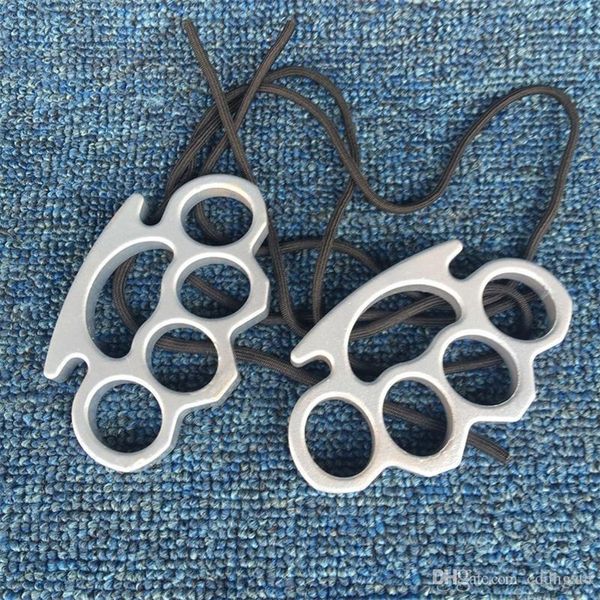 

new gilded thick 13mm steel brass knuckle duster color black plating silver hand tool clutch 4 5qd ww8451