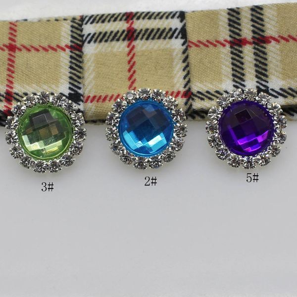 

zmasey sale price 10шт / лот 16 мм кнопки горный хрусталь акриловая алмазная кнопка приглашение гейл для волос бантик для волос цветочный ак, Black