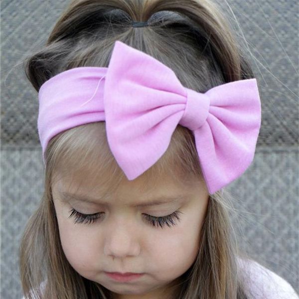 

12pcs/lot girl bow hairband turban knot rabbit headband soft cotton headwear rabbit ear bow hair accessories bandanas 906 q sqcrqe