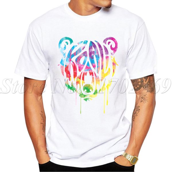 

new fashion melt bear design men t shirt short sleeve geek geometric bear printed hipster tee sport hooded sweatshirt hoodie