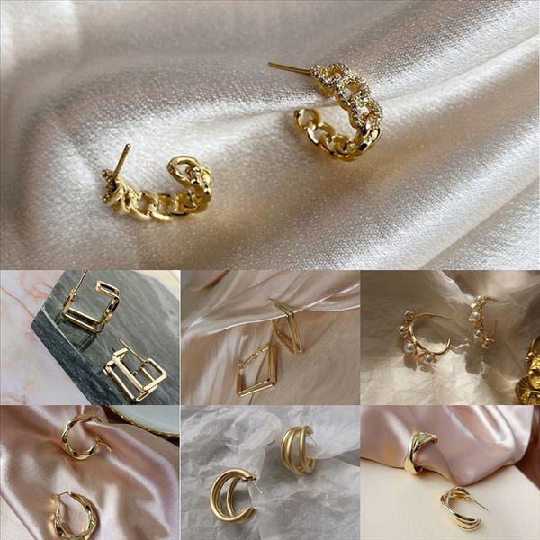 

zyc new arrival dragon stainless steel card gold head round earring stud colors earrings gold stud earrings, Golden