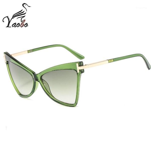 

2020 new brand sunglasses square glasses personalized cat eyes colorful sunglasses trend versatile uv4001, White;black