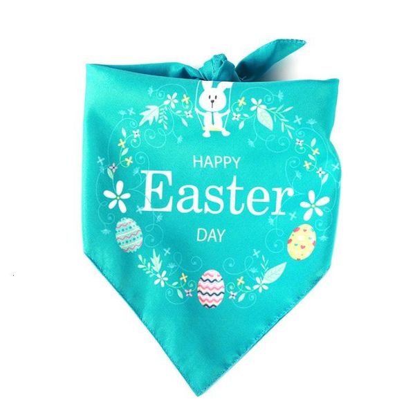

dog bandana double happy easter egg bunny printed triangle bibs pet scarf for medium to large dogs db477