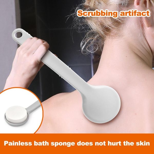 

tool sponge scrubber cleaning back wooden long brush bath bathing massager shower body spa bbyddq lipper