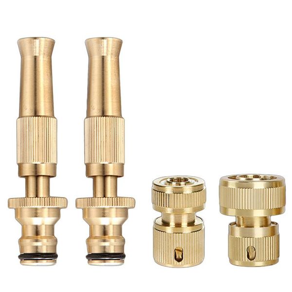 

garden irrigation spray gun adjustable brass sprinkler garden hose sprinkler system car wash lawn watering water gun