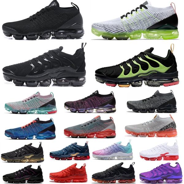 2024 TN Plus Sapatos Esportivos Yolk Branco Suman Royal Triple Black Gold Volt Atlanta Fresh Ice Blue Running Desde 1972 Bola de Tênis Homens Mulheres Treinadores Multi-Color Sneakers