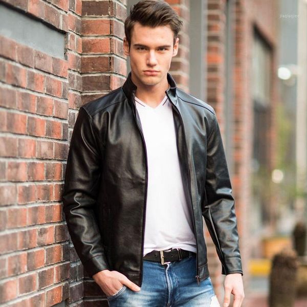 

2016 winter brand pu leather jacket men black motorcycle faux fur leather jackets overcoat jaqueta male jacket coat 3xl 4xl 501, Black;brown