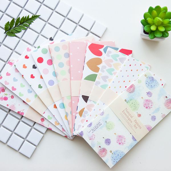 

20 pcs/lot korean cute cartoon paper envelope mini small baby kids gift craft envelopes for wedding letter post stationery, Purple;pink