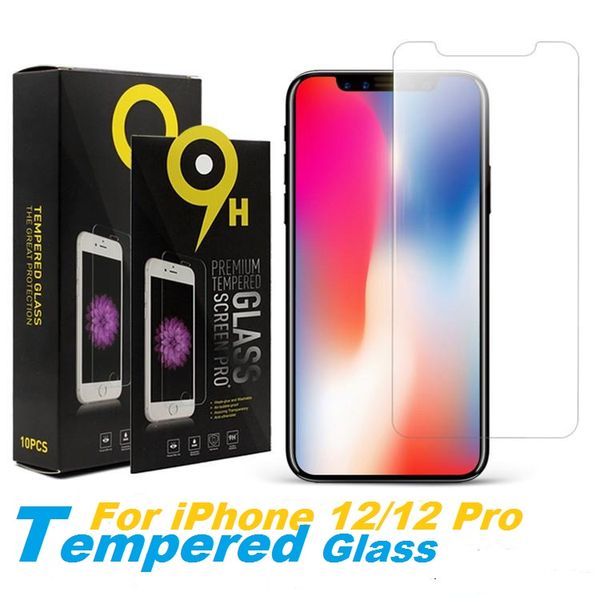 Protezione dello schermo per iPhone 15 14 13 12 mini 11 PRO Max XS Max X XR 7 8 Plus Vetro temperato per Samsung A11 A21 A31 A41 A51 A10E A20E LG Stylo 6 pellicola