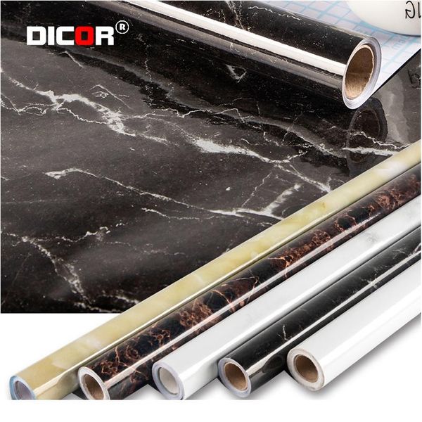 

5m modern living room furniture deskwaterproof marble wallpaper vinyl self adhesive contact paper solid color ho wmtgip