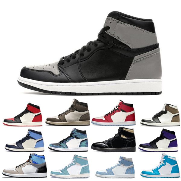 

2022 basketball shoes 1s 1 crimson tint toe dutch green fearless chateau pink quartz smoke grey obsidian pollen shadow wholesale comfortable