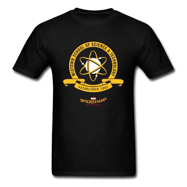 

men midtown school of science and technology tshirt logo nuclear atomic geek tee black sport hooded sweatshirt hoodie men t shirt