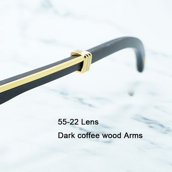 

2021 new wood for summer luxury sunglasses frame fill prescription clear glasses men eyewear accessories aogo, White;black