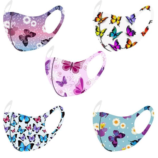 

быстрая доставка masque 1 / 5pc взрослой маски бабочка печатных масок для защиты лица моющейся маски оголовья в течение 24 часов wmtowk xhha