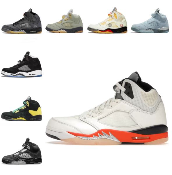 

jumpman racer blue 5 5s basketball shoes men sneakers white x black muslin sail bluebird raging red unc alternate shattered backboard mens s