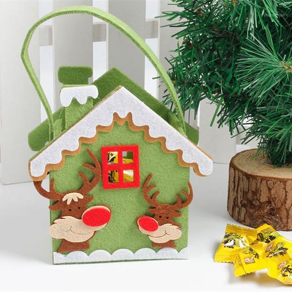 

christmas decorations 1pc merry candy bag gift snowman reindeer for home xmas gifts1