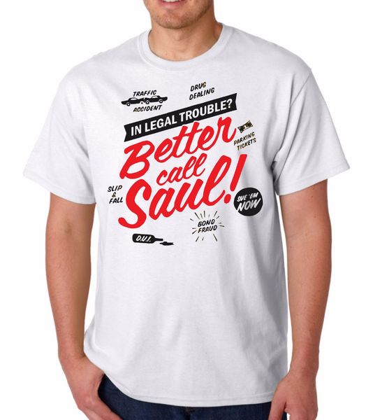 

t shirts fashi100 % t shirt better call saul breaking mens tee shirt new white crazy t shirts sport hooded sweatshirt hoodie