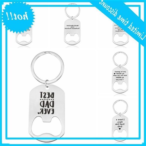 

father's day poison flesopener you are the world of daughter son woman rv keychain for father, Black