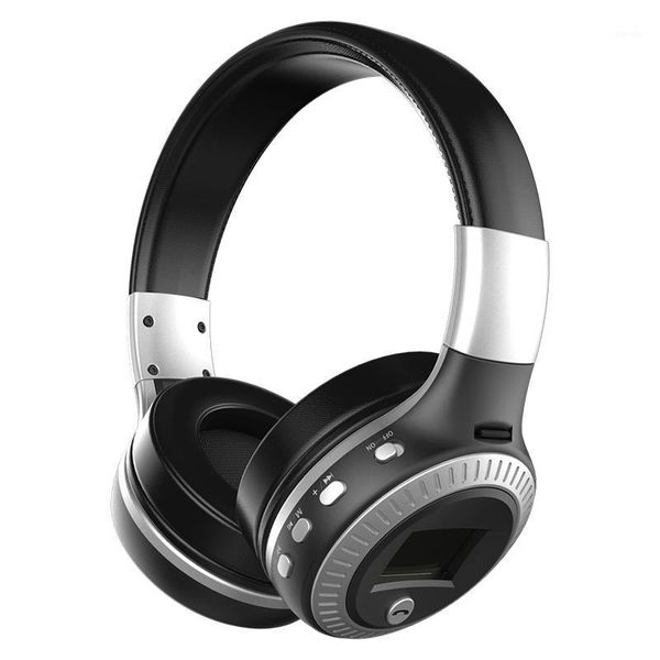 

zealot b19 lcd screen wireless bluetooth headphones handsheadset with microphone fm radio tf card slot for phones1