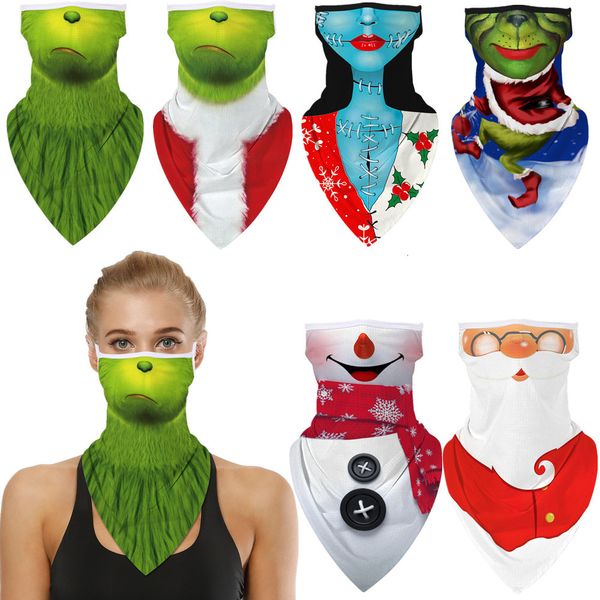 

santa grinch stole christmas how claus snowman the cosplay face mask neck scarf masks bandana headband balaclava