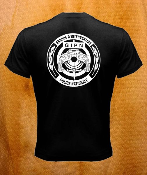 

new summer cool tee shirt gipn france french national police counter terrorists black t shirt s 3xl t shirt sport hooded sweatshirt hoodie