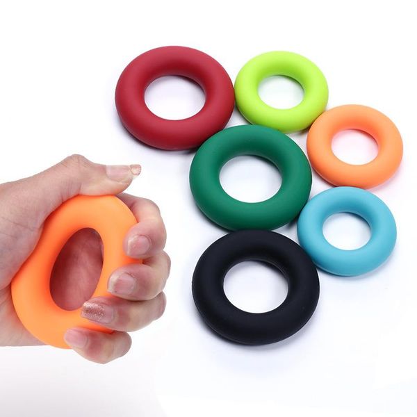 

30lb 40lb 50lb silicone sport muscle power training hand grip exerciser hand finger gripping rings exerciser strength wmtykl xhlove