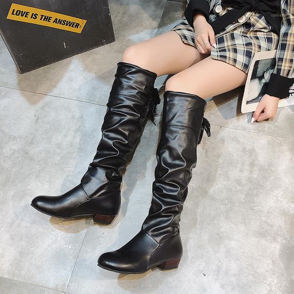 

will code women's shoes 2019 winter circle head latest fashion boots1, Black