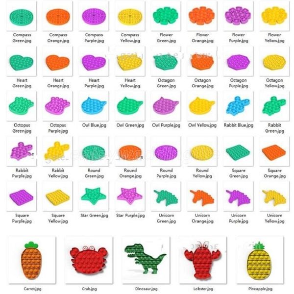 

fidget toy sensory push bubble fidget sensory autism special needs anxiety stress reliever for students office workers