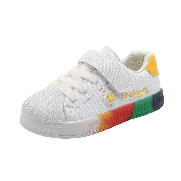 

ребенок обувь для девочек мальчиков спортивная обувь мягкие bottom дети детские тапки вскользь плоский кроссовки белые ботинки малышей kid q, Black