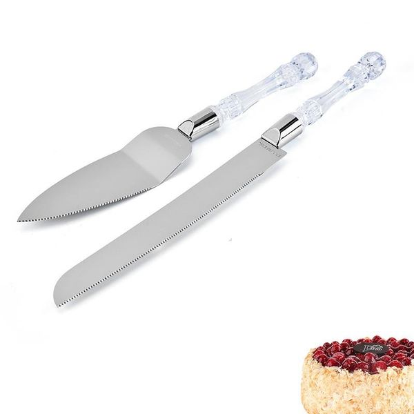 

wedding birthday party cake spatula dinner cutter anniversary gift decoration knives set knife shovel 2pcs bbysan lipper