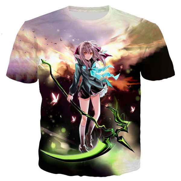 

new cool anime owari no seraph 3d print shirts humor plus size kawaii men clothing