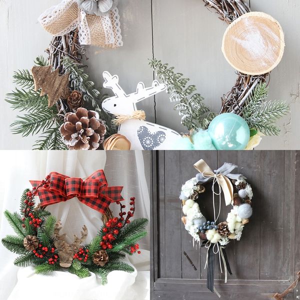 

w0j30 pe decoration hanging red fruit cymbal flowers flowersfruit christmas flower christmas mall shopping wreath l door 30cm oojfh